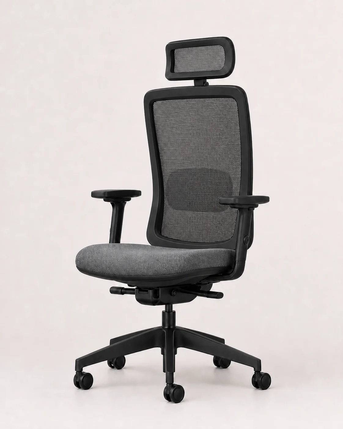 AeroFlex Pro JL-E100 ergonomic mesh office chair, front three-quarter view
